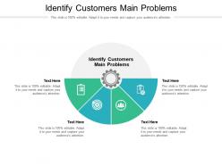 Identify customers main problems ppt powerpoint presentation pictures templates cpb