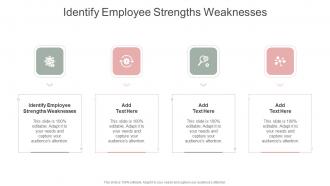Identify Employee Strengths Weaknesses In Powerpoint And Google Slides Cpb