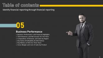 Identify Financial Results Through Financial Reporting Powerpoint Presentation Slides Visual Best