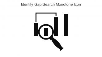 Identify Gap Search Monotone Icon In Powerpoint Pptx Png And Editable Eps Format