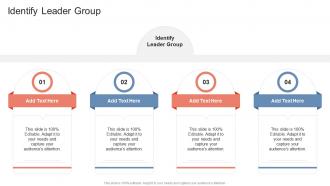 Identify Leader Group In Powerpoint And Google Slides Cpb