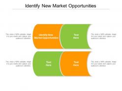 Identify new market opportunities ppt powerpoint presentation samples cpb