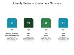 Identify potential customers success ppt powerpoint presentation outline background cpb