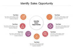 Identify sales opportunity ppt powerpoint presentation infographics background designs cpb