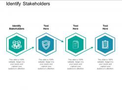 Identify stakeholders ppt powerpoint presentation inspiration graphics template cpb
