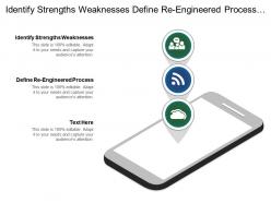 Identify Strengths Weaknesses Define Re Engineered Process Potential Benefits