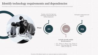 Identify Technology Requirements And Dependencies Playbook For Enterprise Software Firms