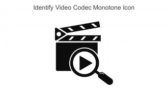 Identify Video Codec Monotone Icon In Powerpoint Pptx Png And Editable Eps Format