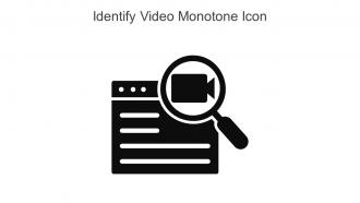 Identify Video Monotone Icon In Powerpoint Pptx Png And Editable Eps Format