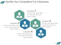 Identify your competitors for a business powerpoint slide backgrounds