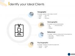 Identify your ideal clients a211 ppt powerpoint presentation file gallery