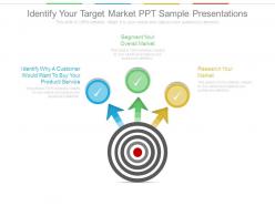 Identify your target market ppt sample presentations