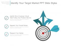 Identify Your Target Market Ppt Slide Styles