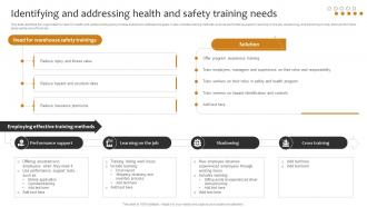 Identifying And Addressing Health And Safety Training Needs Implementing Cost Effective Warehouse Stock