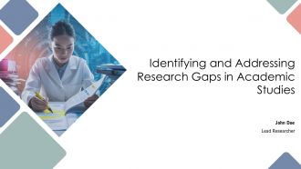 Identifying And Addressing Research Gaps In Academic Studies PPT Template AT
