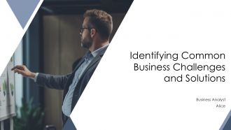 Identifying Common Business Challenges And Solutions PPT Outline AT