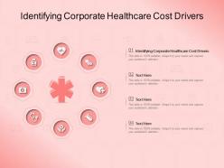 Identifying corporate healthcare cost drivers ppt powerpoint presentation layouts skills