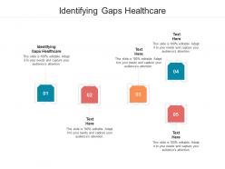 Identifying gaps healthcare ppt powerpoint presentation visual aids cpb