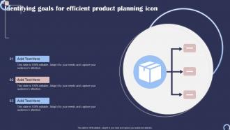 Identifying Goals For Efficient Product Planning Icon