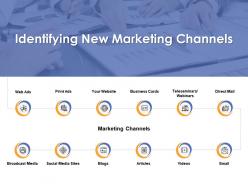 Identifying new marketing channels ppt powerpoint presentation ideas