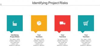 Identifying Project Risks Ppt Powerpoint Presentation Slides Graphics Pictures Cpb