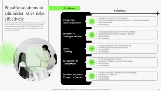 Identifying Risks In Sales Management Process Powerpoint Presentation Slides V Best Visual