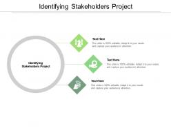 Identifying stakeholders project ppt powerpoint presentation styles master slide cpb