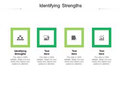 Identifying strengths ppt powerpoint presentation outline icons cpb
