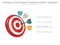 Identifying The Purpose Powerpoint Slides Templates