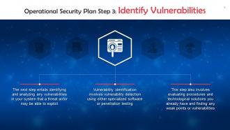 Identifying Vulnerabilities For Operational Security Training Ppt