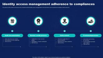 Identity Access Management Adherence To Compliances
