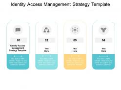 Identity access management strategy template ppt powerpoint presentation summary guidelines cpb