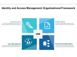 Identity and access management organizational framework