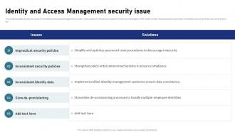 Identity And Access Management Security Issue IAM Process For Effective Access
