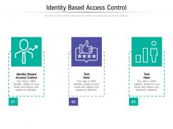 Identity based access control ppt powerpoint presentation file influencers cpb
