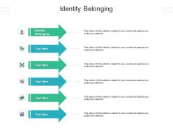 Identity belonging ppt powerpoint presentation file gridlines cpb