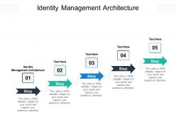 Identity management architecture ppt powerpoint presentation infographic template cpb