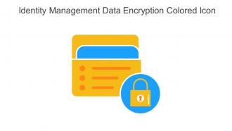 Identity Management Data Encryption Colored Icon In Powerpoint Pptx Png And Editable Eps Format