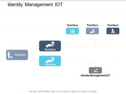 Identity management iot ppt powerpoint presentation pictures designs download cpb