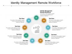 Identity management remote workforce ppt powerpoint presentation slides example cpb
