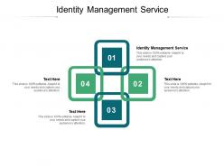 Identity management service ppt powerpoint presentation slides images cpb