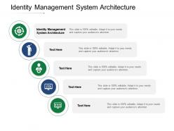 Identity management system architecture ppt powerpoint presentation inspiration sample cpb