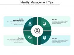 Identity management tips ppt powerpoint presentation ideas picture cpb