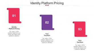 Identity Platform Pricing Ppt Powerpoint Presentation Slides Summary Cpb