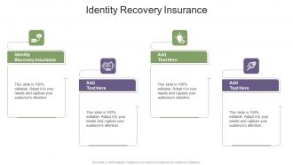 Identity Recovery Insurance In Powerpoint And Google Slides Cpb