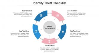 Identity Theft Checklist Ppt Powerpoint Presentation Styles Shapes Cpb
