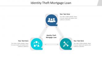 Identity theft mortgage loan ppt powerpoint presentation icon demonstration cpb