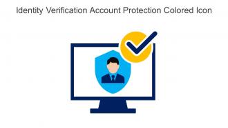 Identity Verification Account Protection Colored Icon In Powerpoint Pptx Png And Editable Eps Format
