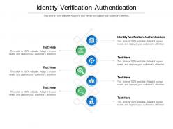Identity verification authentication ppt powerpoint presentation ideas example cpb