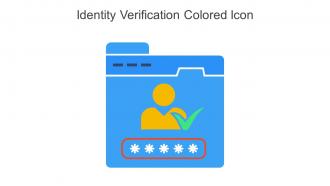 Identity Verification Colored Icon In Powerpoint Pptx Png And Editable Eps Format